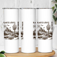 Vintage Saguaro National Park Est 1994 Graphic Skinny Tumbler Retro Arizona Desert Mountain Hiking Souvenir