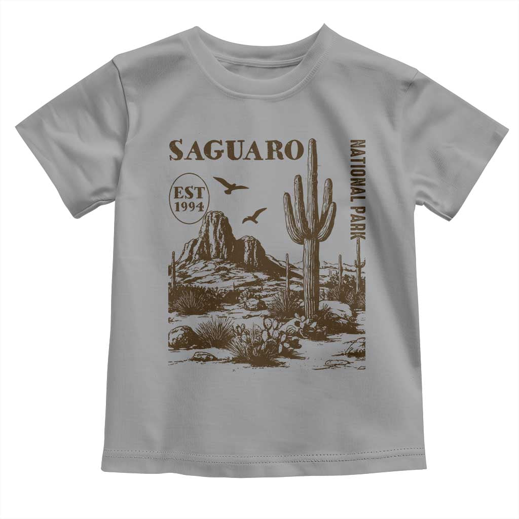 Vintage Saguaro National Park Est 1994 Graphic Toddler T Shirt Retro Arizona Desert Mountain Hiking Souvenir