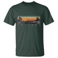 Retro Arizona Sunset Monument Valley Graphic T Shirt Panoramic Desert Red Rocks Landscape Souvenir