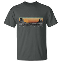 Retro Arizona Sunset Monument Valley Graphic T Shirt Panoramic Desert Red Rocks Landscape Souvenir