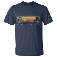 Retro Arizona Sunset Monument Valley Graphic T Shirt Panoramic Desert Red Rocks Landscape Souvenir