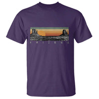 Retro Arizona Sunset Monument Valley Graphic T Shirt Panoramic Desert Red Rocks Landscape Souvenir