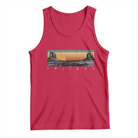 Retro Arizona Sunset Monument Valley Graphic Tank Top Panoramic Desert Red Rocks Landscape Souvenir