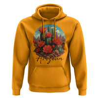 Beautiful Blooming Cactus Flower Arizona Graphic Hoodie Vintage Desert Botanical Floral Nature Souvenir