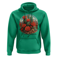 Beautiful Blooming Cactus Flower Arizona Graphic Hoodie Vintage Desert Botanical Floral Nature Souvenir