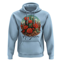 Beautiful Blooming Cactus Flower Arizona Graphic Hoodie Vintage Desert Botanical Floral Nature Souvenir