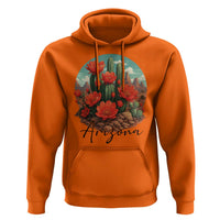 Beautiful Blooming Cactus Flower Arizona Graphic Hoodie Vintage Desert Botanical Floral Nature Souvenir