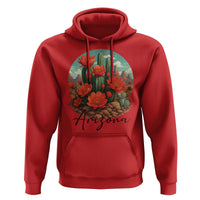 Beautiful Blooming Cactus Flower Arizona Graphic Hoodie Vintage Desert Botanical Floral Nature Souvenir
