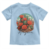 Beautiful Blooming Cactus Flower Arizona Graphic Toddler T Shirt Vintage Desert Botanical Floral Nature Souvenir