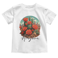 Beautiful Blooming Cactus Flower Arizona Graphic Toddler T Shirt Vintage Desert Botanical Floral Nature Souvenir