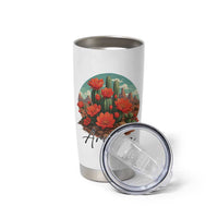 Beautiful Blooming Cactus Flower Arizona Graphic Tumbler Cup Vintage Desert Botanical Floral Nature Souvenir