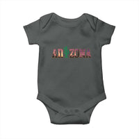 Scenic Arizona Sunset Landscape Graphic Baby Onesie Southwest Saguaro Cactus Letters Travel Souvenir