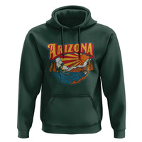Retro Arizona Fly Fishing River Graphic Hoodie Vintage Angler Outdoor Mountain Adventure Souvenir
