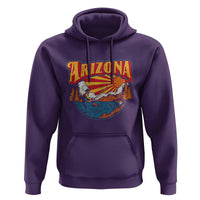 Retro Arizona Fly Fishing River Graphic Hoodie Vintage Angler Outdoor Mountain Adventure Souvenir