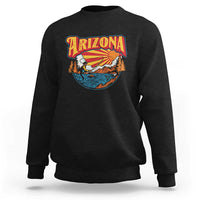 Retro Arizona Fly Fishing River Graphic Sweatshirt Vintage Angler Outdoor Mountain Adventure Souvenir
