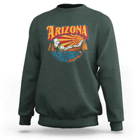 Retro Arizona Fly Fishing River Graphic Sweatshirt Vintage Angler Outdoor Mountain Adventure Souvenir