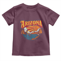 Retro Arizona Fly Fishing River Graphic Toddler T Shirt Vintage Angler Outdoor Mountain Adventure Souvenir