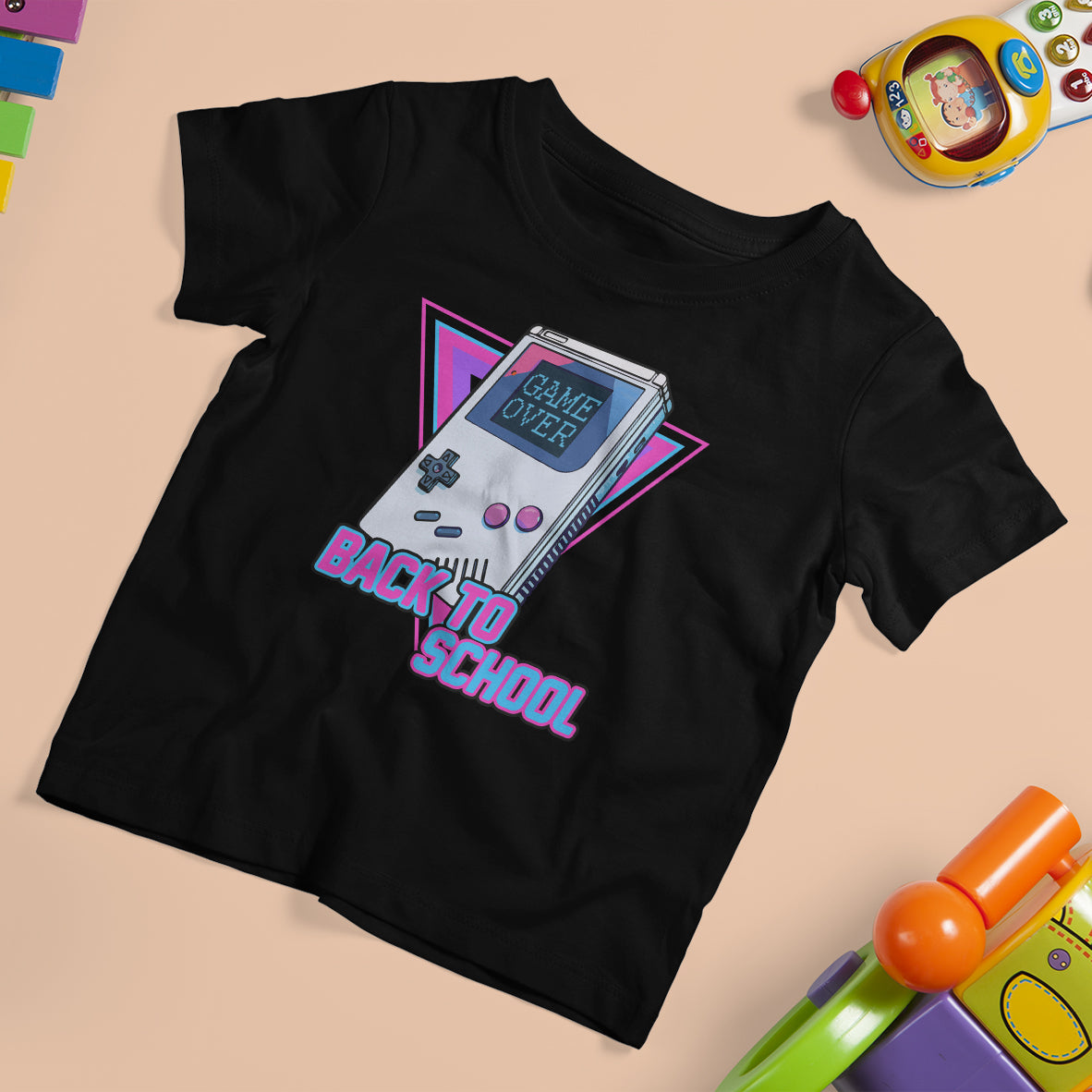 Game Over Back To School T Shirt For Kid Funny Level Up 1st Day Of School - Wonder Print Shop