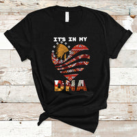 Native American T Shirt It's In My DNA Indigenous American Indian Heart - Wonder Print Shop