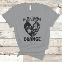 Orange Shirt Day T Shirt In September We Wear Orange Anti Bullying Indigenous Education - Wonder Print Shop