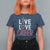 Cheerleading T Shirt For Women Live Love Cheer Girl Pink Leopard Cheerleader - Wonder Print Shop
