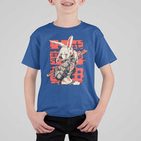 Anime Manga Cyberpunk T Shirt For Kid Techwear Harajuku Style Bunny Girl - Wonder Print Shop