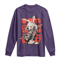 Anime Manga Cyberpunk Long Sleeve Shirt Techwear Harajuku Style Bunny Girl
