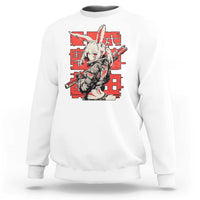 Anime Manga Cyberpunk Sweatshirt Techwear Harajuku Style Bunny Girl - Wonder Print Shop