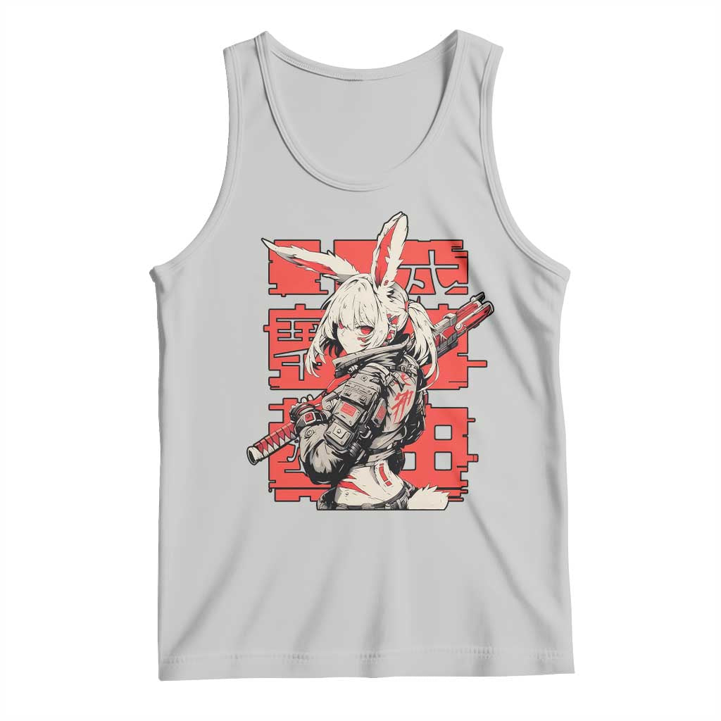 Anime Manga Cyberpunk Tank Top Techwear Harajuku Style Bunny Girl