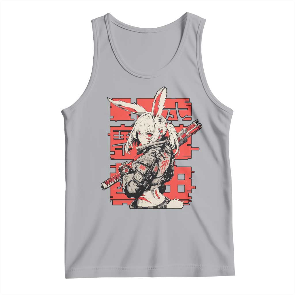 Anime Manga Cyberpunk Tank Top Techwear Harajuku Style Bunny Girl
