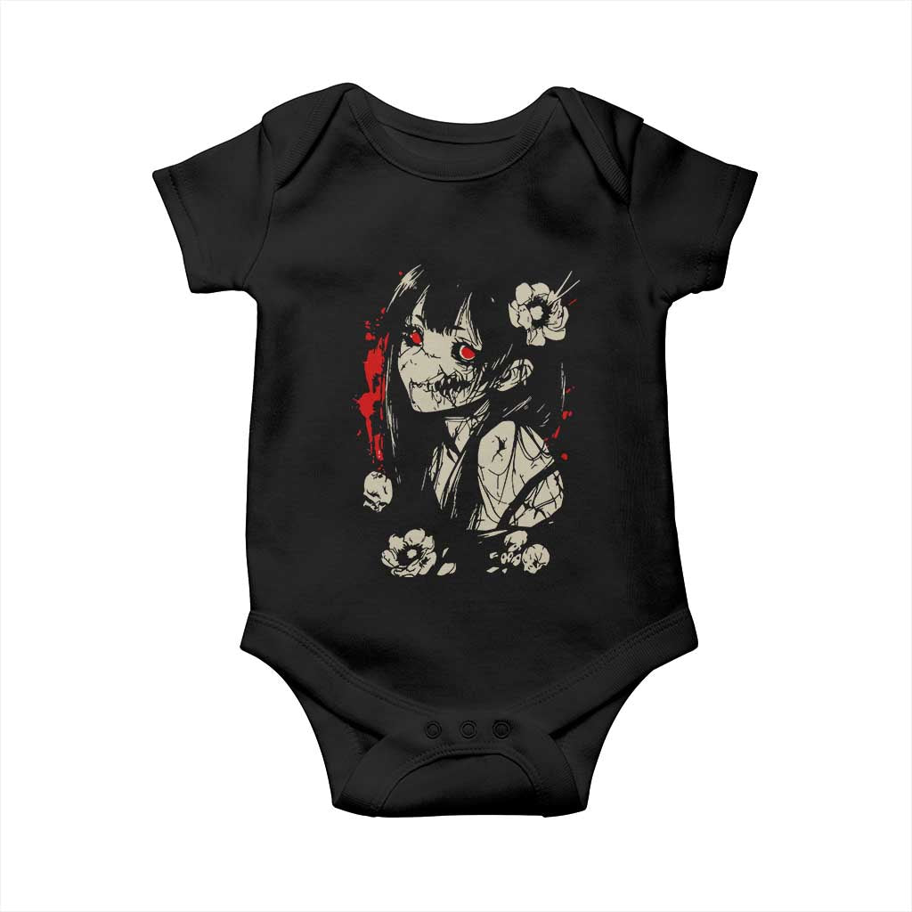 Horror Anime Manga Baby Onesie Japanese Creepy Kawaii Goth Otaku