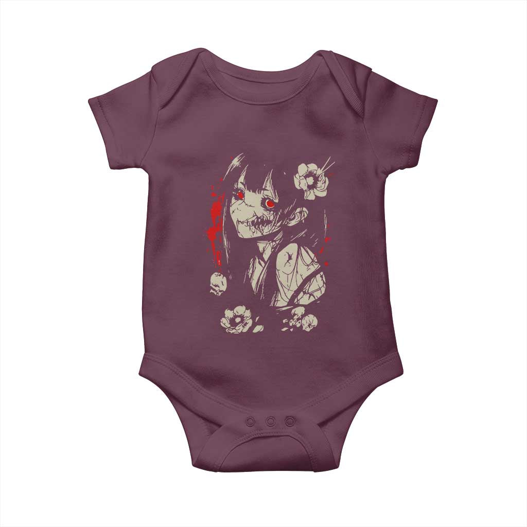 Horror Anime Manga Baby Onesie Japanese Creepy Kawaii Goth Otaku