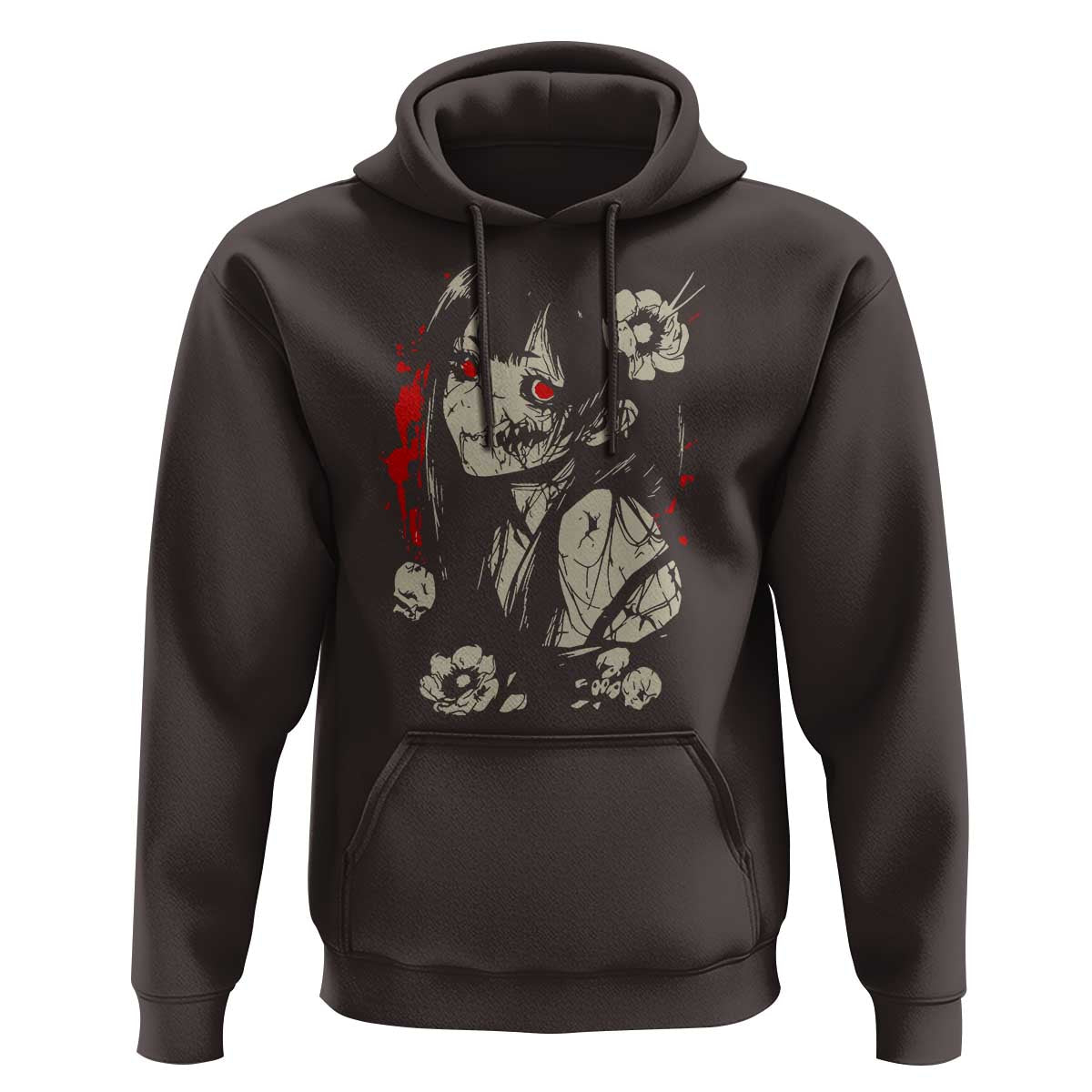 Horror Anime Manga Hoodie Japanese Creepy Kawaii Goth Otaku