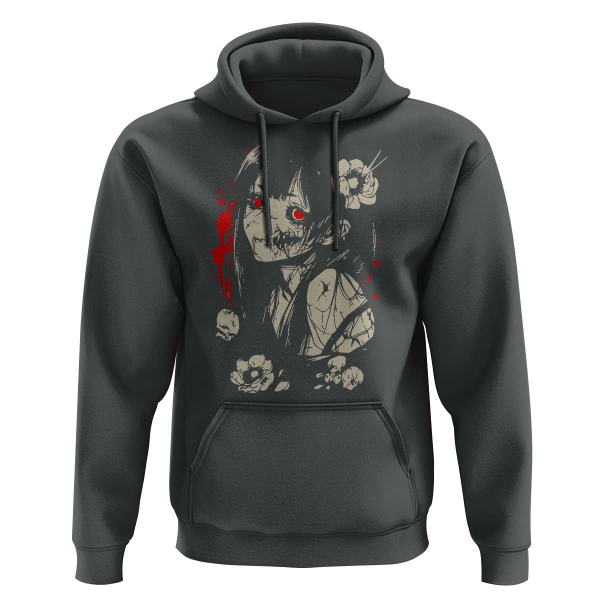 Horror Anime Manga Hoodie Japanese Creepy Kawaii Goth Otaku