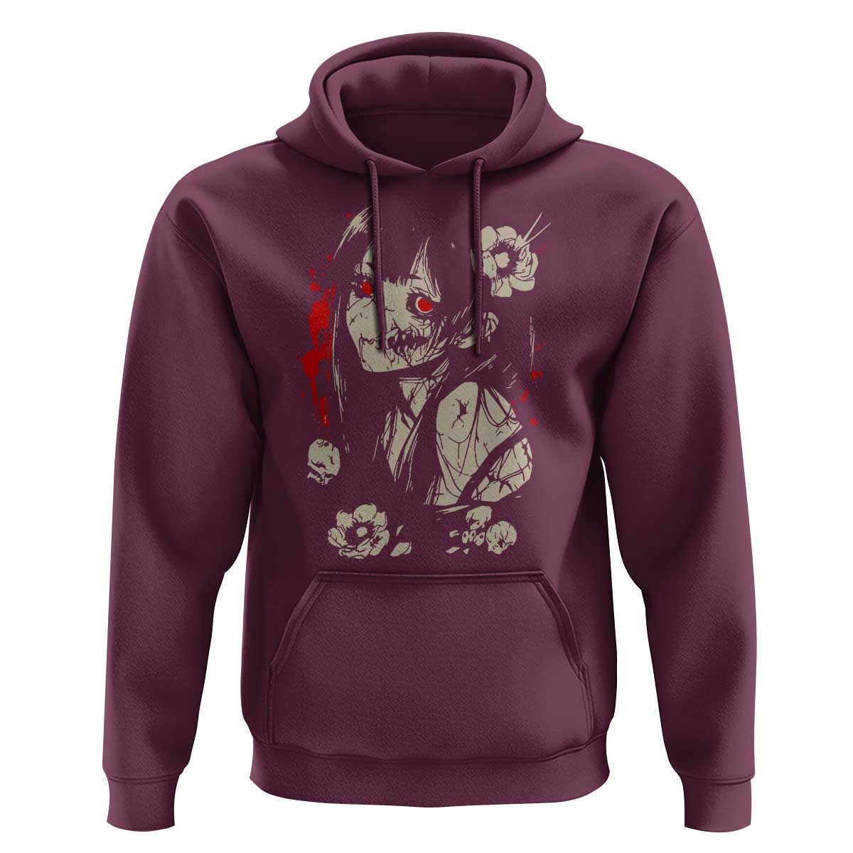 Horror Anime Manga Hoodie Japanese Creepy Kawaii Goth Otaku