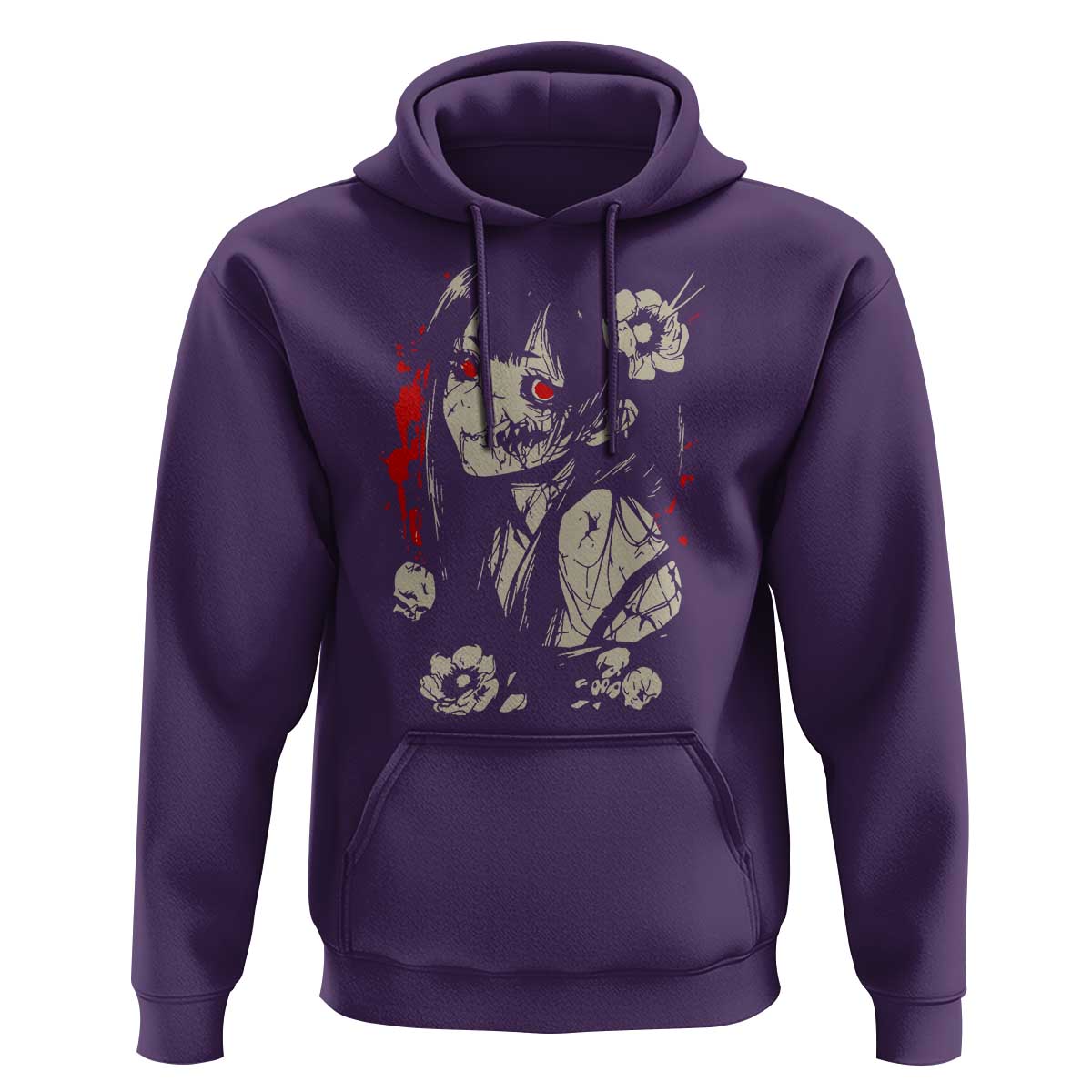 Horror Anime Manga Hoodie Japanese Creepy Kawaii Goth Otaku