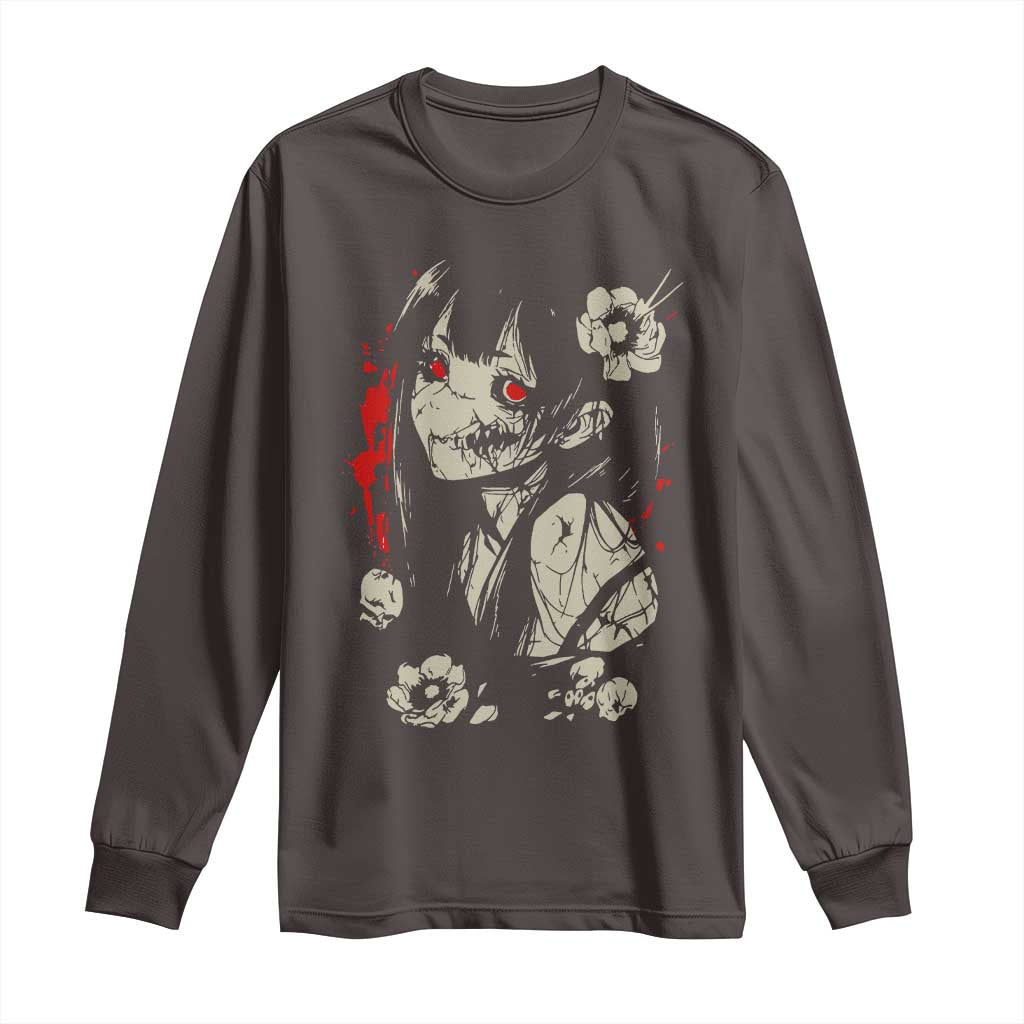 Horror Anime Manga Long Sleeve Shirt Japanese Creepy Kawaii Goth Otaku
