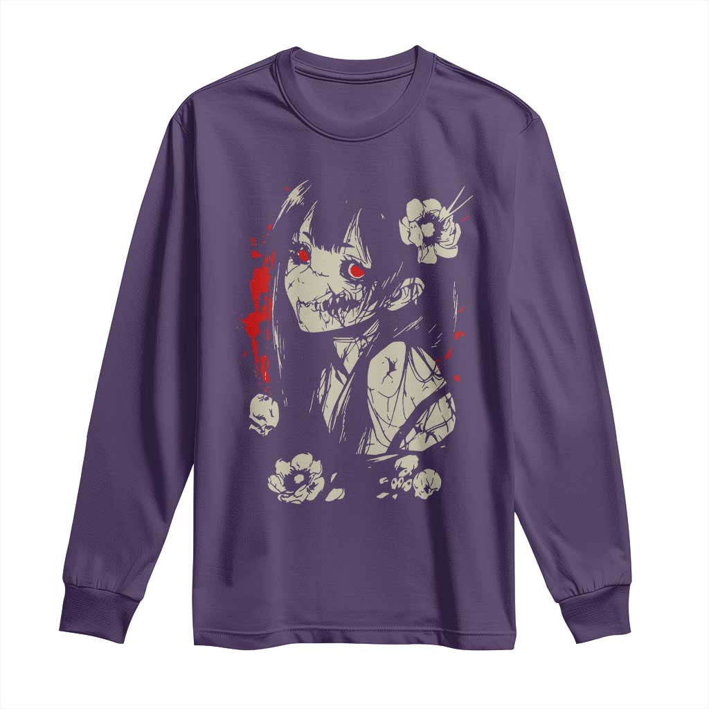 Horror Anime Manga Long Sleeve Shirt Japanese Creepy Kawaii Goth Otaku