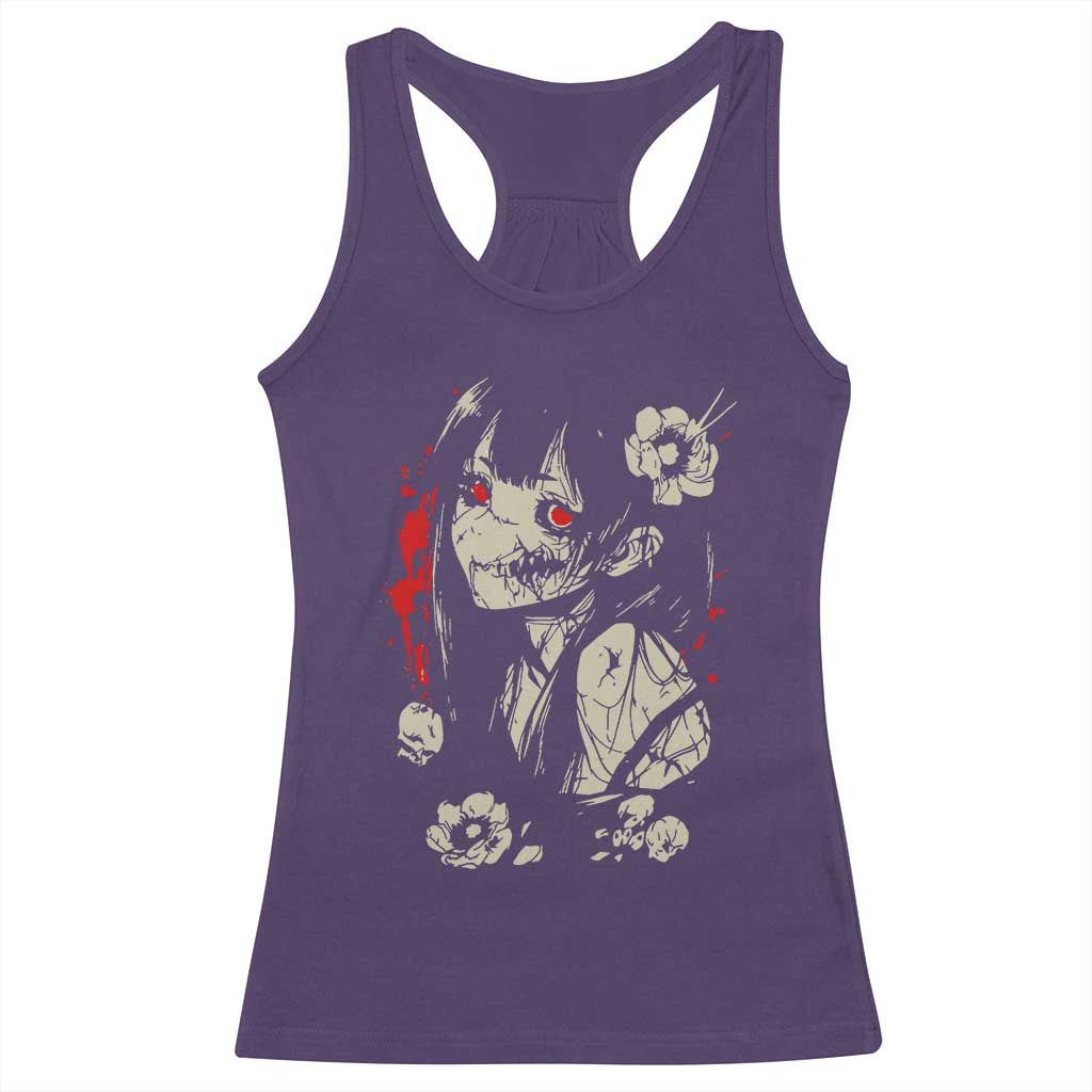 Horror Anime Manga Racerback Tank Top Japanese Creepy Kawaii Goth Otaku