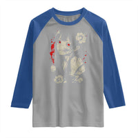 Horror Anime Manga Raglan Shirt Japanese Creepy Kawaii Goth Otaku