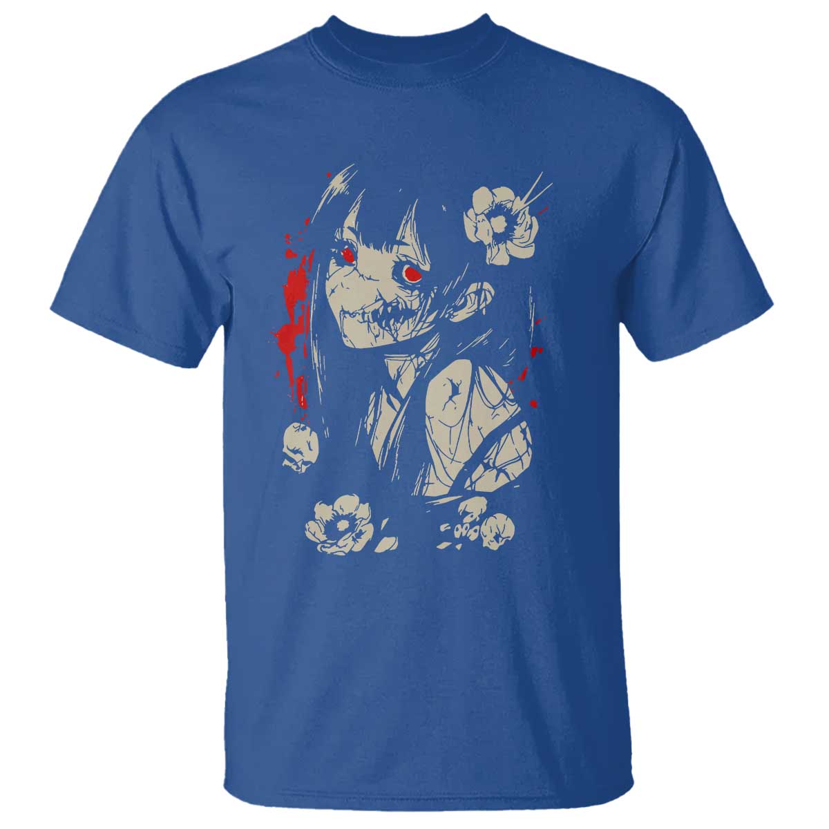 Horror Anime Manga T Shirt Japanese Creepy Kawaii Goth Otaku - Wonder Print Shop