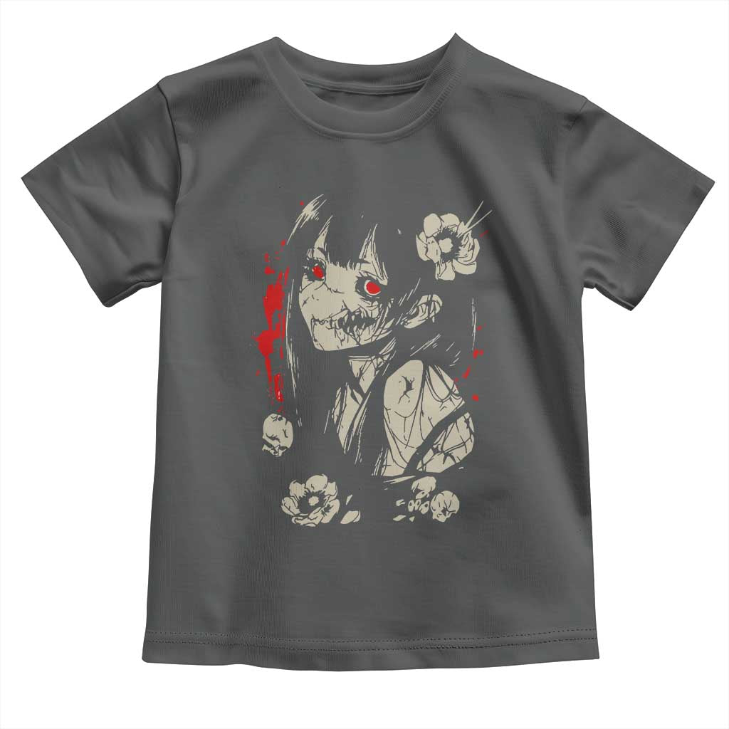Horror Anime Manga Toddler T Shirt Japanese Creepy Kawaii Goth Otaku