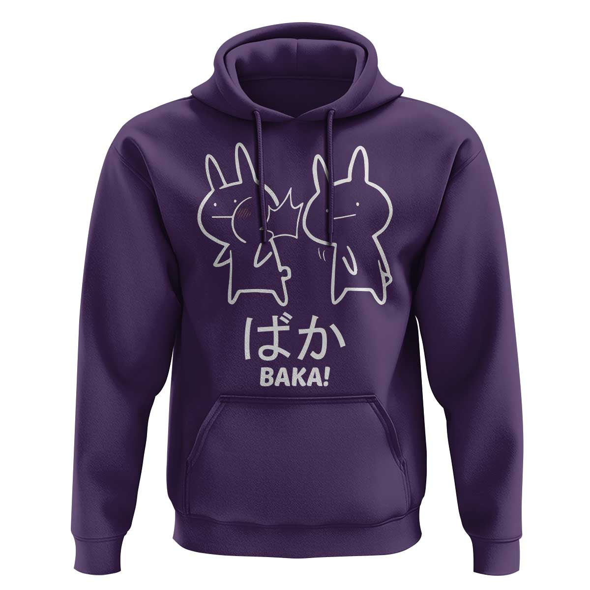 Funny Japanese Baka Hoodie Foolish Humorous Dumb Sarcasm Anime Manga Otaku