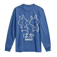 Funny Japanese Baka Long Sleeve Shirt Foolish Humorous Dumb Sarcasm Anime Manga Otaku