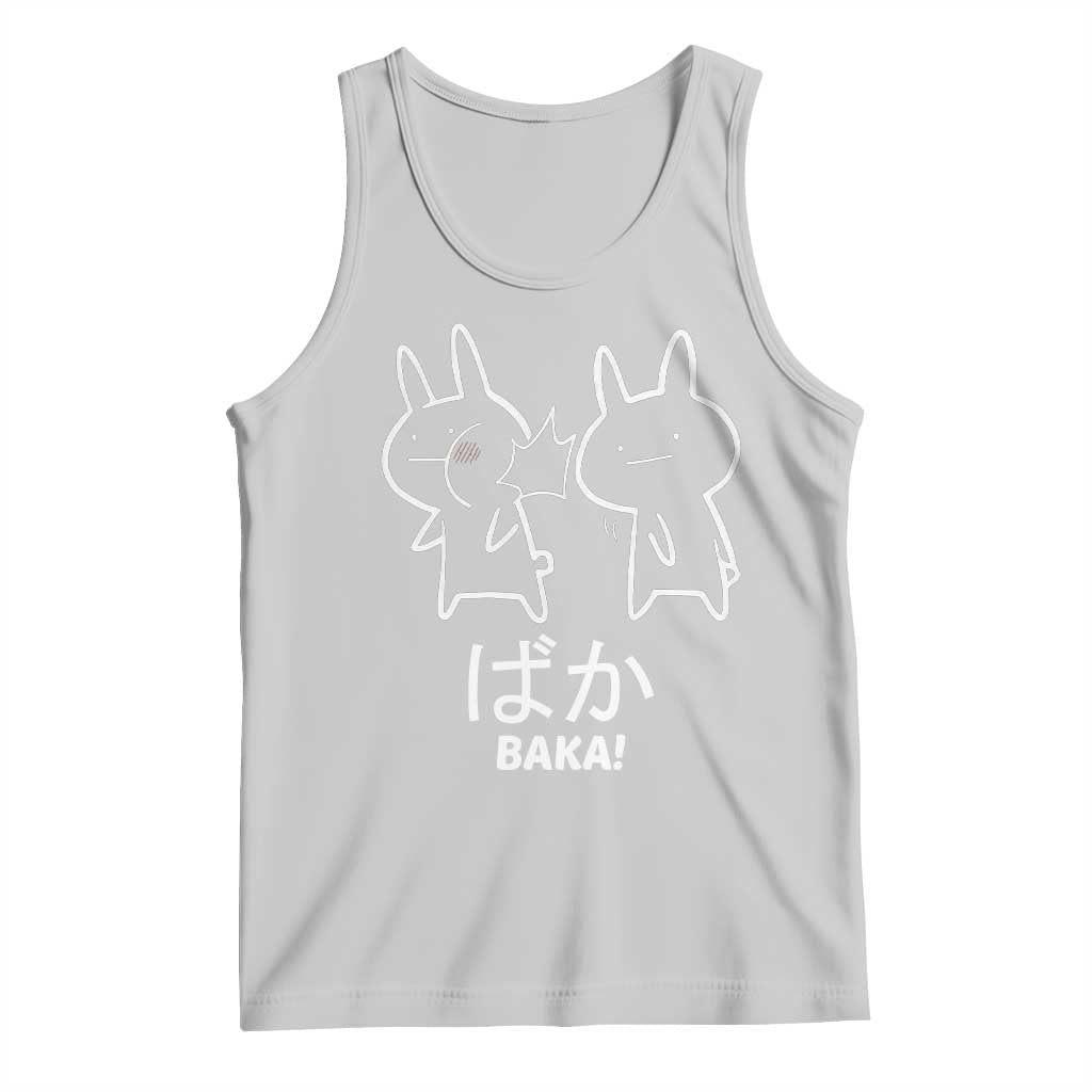 Funny Japanese Baka Tank Top Foolish Humorous Dumb Sarcasm Anime Manga Otaku