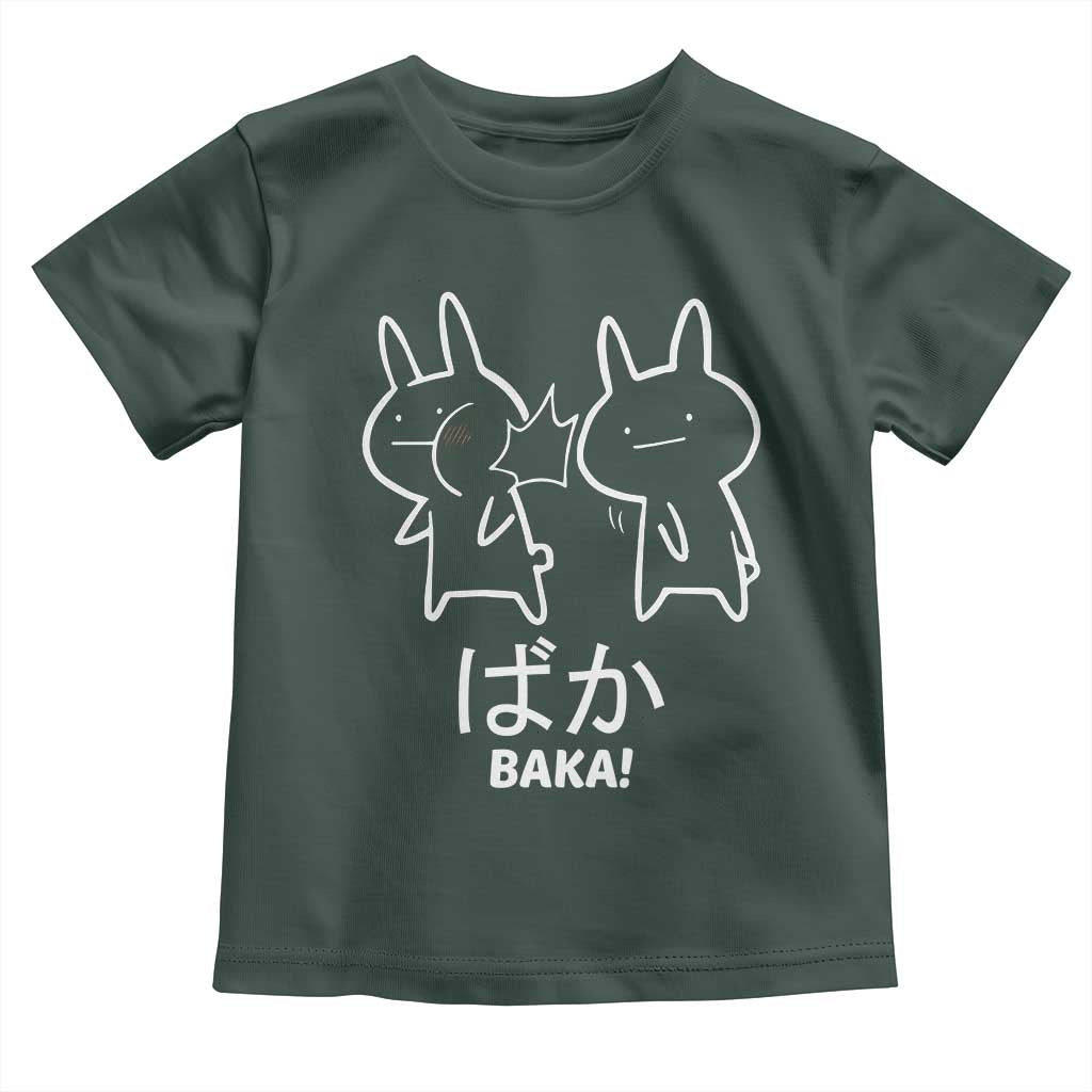 Funny Japanese Baka Toddler T Shirt Foolish Humorous Dumb Sarcasm Anime Manga Otaku