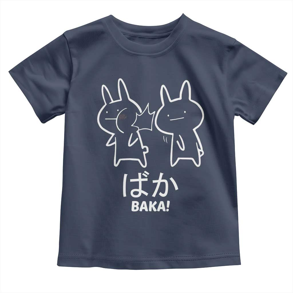 Funny Japanese Baka Toddler T Shirt Foolish Humorous Dumb Sarcasm Anime Manga Otaku