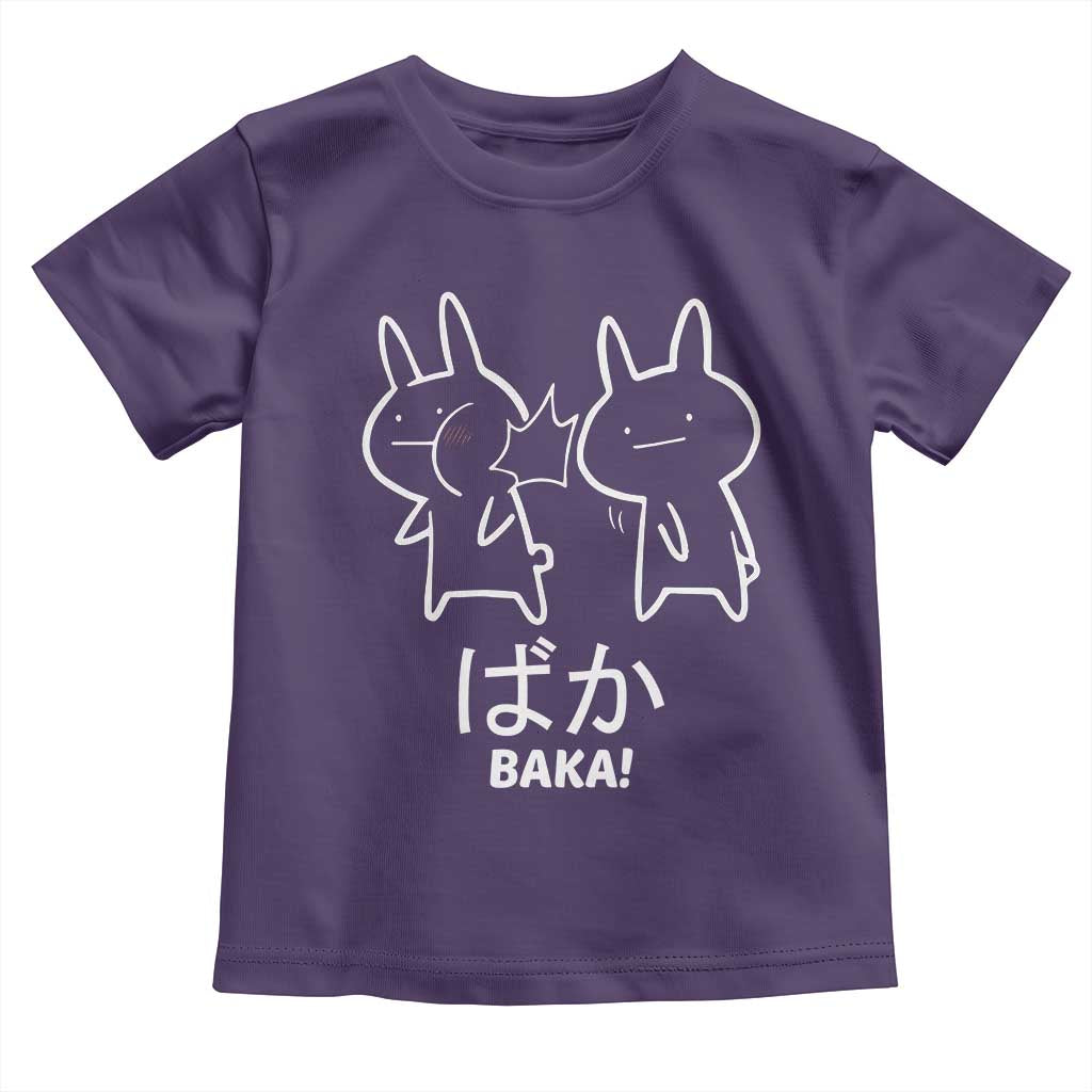 Funny Japanese Baka Toddler T Shirt Foolish Humorous Dumb Sarcasm Anime Manga Otaku