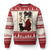 Japanese Gothic Kawaii Anime Samurai Cat Ugly Christmas Sweater Japan Female Bushido Graphic With Kanji Retro Vintage - Wonder Print Shop
