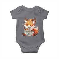 Kawaii Fox Ramen Japanese Baby Onesie Japanese Anime Otaku Manga Cute Graphic